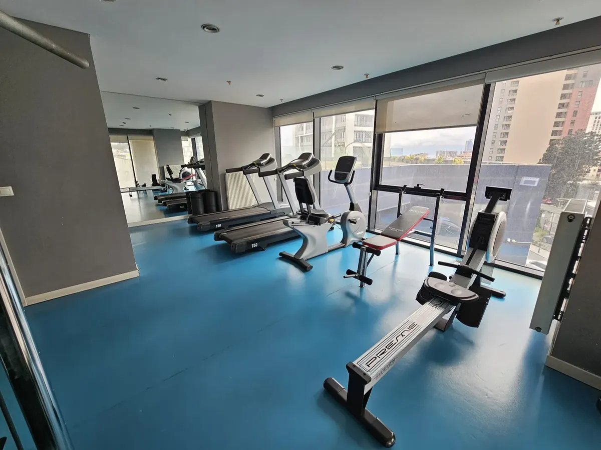 Binadaki fitness salonu